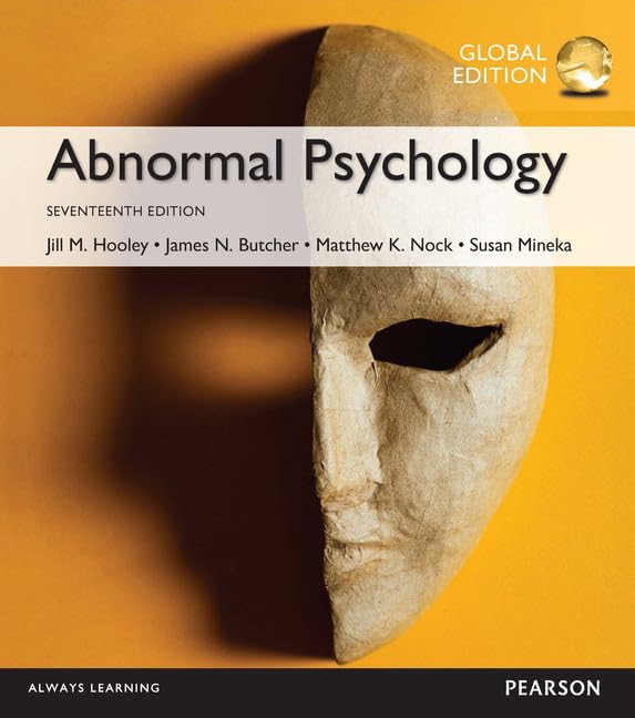 515aBhgU94L.jpg TESTBANK FOR Abnormal Psychology, Global Edition, 17th edition James N. Butcher - QUESTIONS ALL CHAPTERS PDF - Image 1