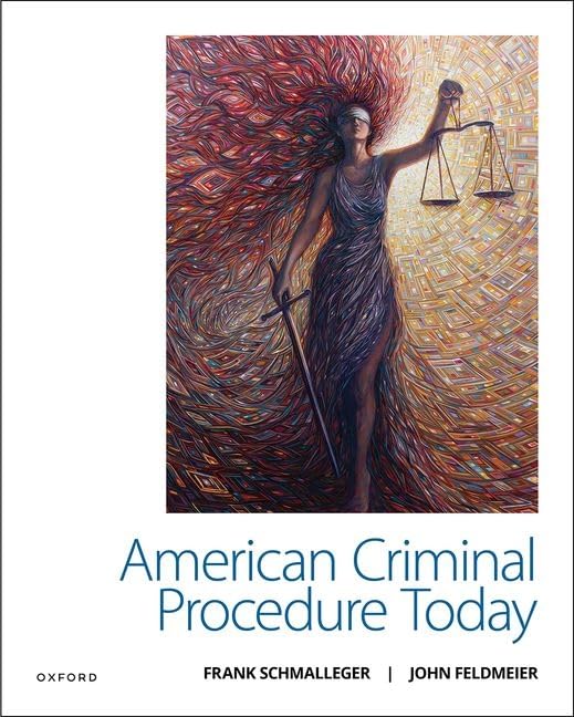 51UgoZfXLtL.jpg TESTBANK FOR American Criminal Procedure Today 1e Schmalleger & Feldmeier - QUESTIONS ALL CHAPTERS PDF - Image 1
