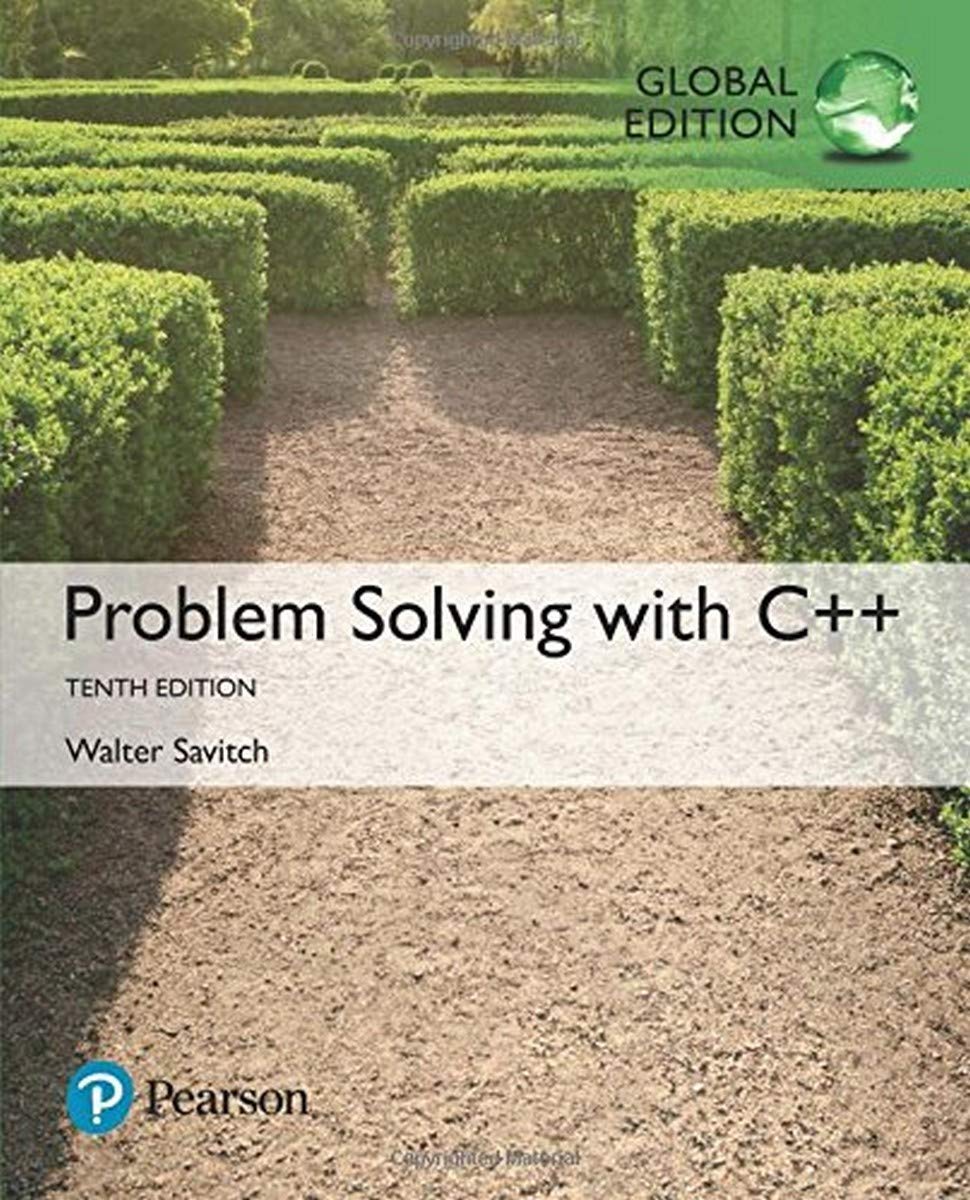 719oNr-Q0VL._SL1200_.jpg TESTBANK FOR Problem Solving with C++, Global Edition 10th Edition Walter Savitch - QUESTIONS ALL CHAPTERS PDF - Image 1