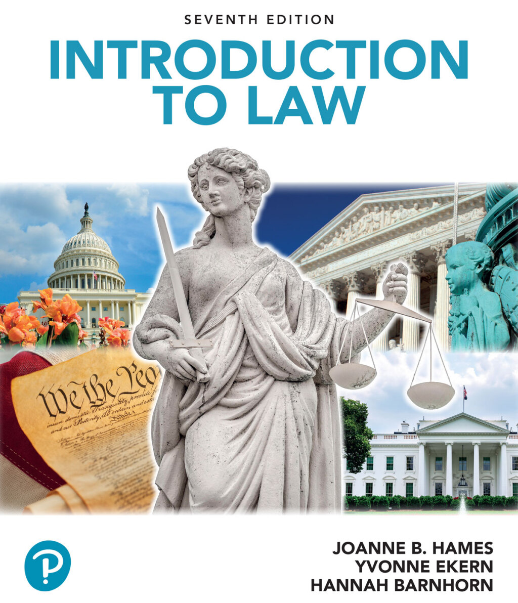 9780138197940.jpg TESTBANK FOR Introduction to Law, 7th edition Joanne B. Hames - QUESTIONS ALL CHAPTERS PDF - Image 1