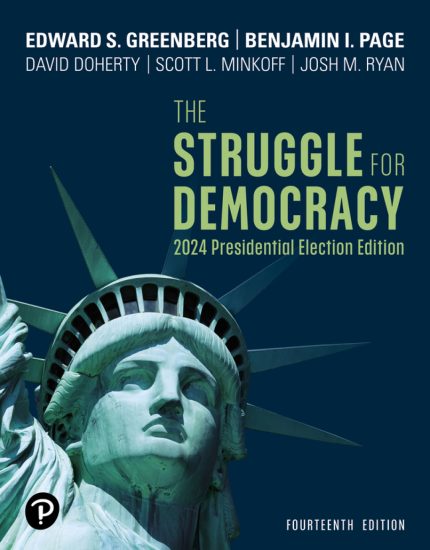 TESTBANK FOR The Struggle for Democracy, 14th edition Greenberg - QUESTIONS ALL CHAPTERS PDF