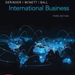 TESTBANK FOR International Business, 3rd Edition By Michael Geringer - QUESTIONS ALL CHAPTERS PDF