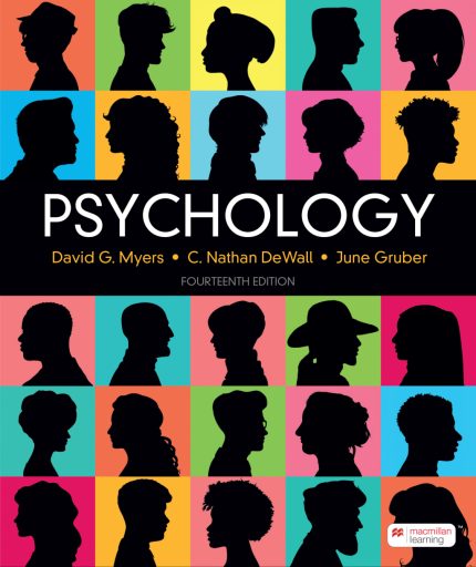 TESTBANK FOR Psychology Fourteenth Edition David G. Myers - QUESTIONS ALL CHAPTERS PDF