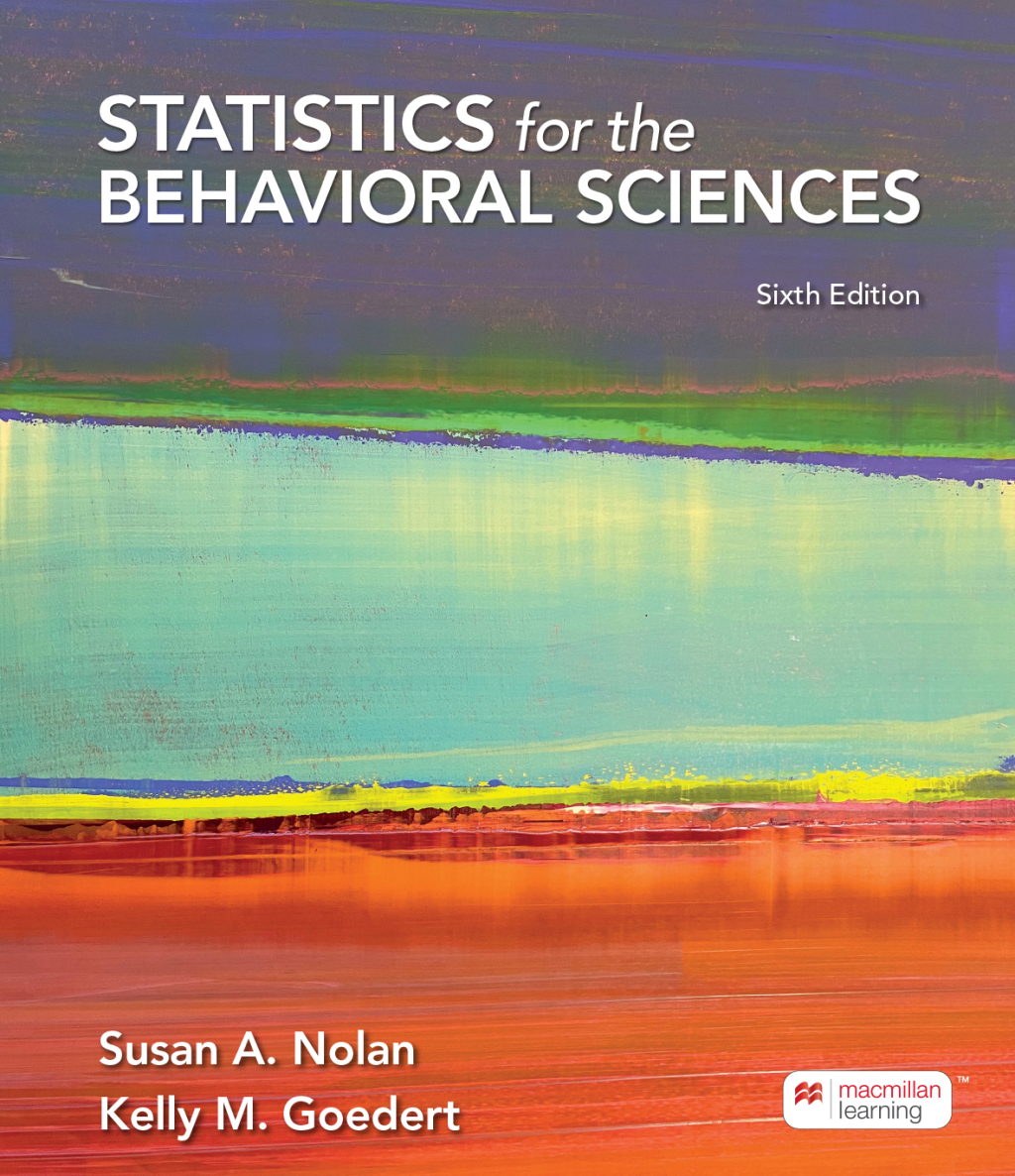 9781319495954.jpg TESTBANK FOR Statistics for the Behavioral Sciences Sixth Edition Susan Nolan - QUESTIONS ALL CHAPTERS PDF - Image 1