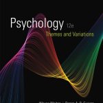 TESTBANK FOR Psychology Themes and Variations 12th Edition Weiten - QUESTIONS ALL CHAPTERS PDF