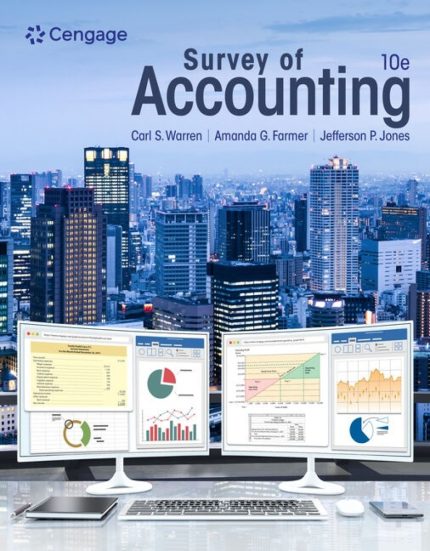 TESTBANK FOR Survey of Accounting , 10th Edition Carl Warren - QUESTIONS ALL CHAPTERS PDF